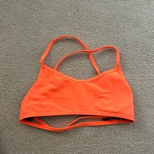orange jolyn bikini top